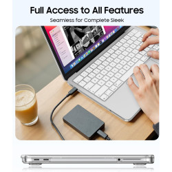 FINTIE Coque Compatible avec MacBook Neo 13 Pouces 2026 (Puce A18 Pro, Modèle A3404), Coque Fine et Légère, Étui Rigide Housse e