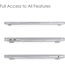 FINTIE Coque Compatible avec MacBook Pro 13 Pouces 2022-2016 (M2 & M1 A2338 / A2289 / A2251 / A2159 / A1989 / A1706 / A1708), Ét
