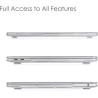 FINTIE Coque Compatible avec MacBook Pro 13 Pouces 2022-2016 (M2 & M1 A2338 / A2289 / A2251 / A2159 / A1989 / A1706 / A1708), Ét