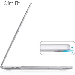 FINTIE Coque Compatible avec MacBook Pro 13 Pouces 2022-2016 (M2 & M1 A2338 / A2289 / A2251 / A2159 / A1989 / A1706 / A1708), Ét
