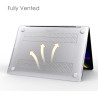 FINTIE Coque Compatible avec MacBook Pro 13 Pouces 2022-2016 (M2 & M1 A2338 / A2289 / A2251 / A2159 / A1989 / A1706 / A1708), Ét