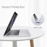 FINTIE Coque Compatible avec MacBook Pro 13 Pouces 2022-2016 (M2 & M1 A2338 / A2289 / A2251 / A2159 / A1989 / A1706 / A1708), Ét