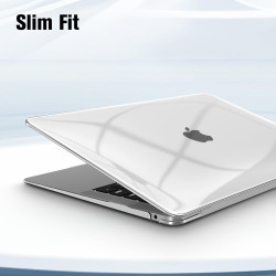 FINTIE Coque Compatible avec MacBook Air 13 Pouces M1 (A2337) / MacBook Air 13 2020/2019/2018 (A1932/A2179), Etui Rigide Fin Hou