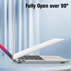 FINTIE Coque Compatible avec MacBook Air 13 Pouces M1 (A2337) / MacBook Air 13 2020/2019/2018 (A1932/A2179), Etui Rigide Fin Hou
