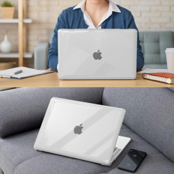 FINTIE Coque Compatible avec MacBook Air 13 Pouces M1 (A2337) / MacBook Air 13 2020/2019/2018 (A1932/A2179), Etui Rigide Fin Hou