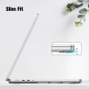 FINTIE Coque Compatible avec MacBook Pro 14 Pouces M5 M4 M3 M2 M1 Pro/Max (2026-2021), Etui Fin Léger Housse de Protection en Pl