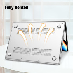FINTIE Coque Compatible avec MacBook Pro 14 Pouces M5 M4 M3 M2 M1 Pro/Max (2026-2021), Etui Fin Léger Housse de Protection en Pl