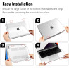 FINTIE Coque Compatible avec MacBook Pro 14 Pouces M5 M4 M3 M2 M1 Pro/Max (2026-2021), Etui Fin Léger Housse de Protection en Pl