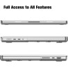 FINTIE Coque Compatible avec MacBook Pro 16 Pouces M5 M4 M3 M2 M1 Pro/Max (2026/2024/2023/2021), Etui Rigide Fin Housse en Plast