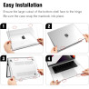FINTIE Coque Compatible avec MacBook Pro 16 Pouces M5 M4 M3 M2 M1 Pro/Max (2026/2024/2023/2021), Etui Rigide Fin Housse en Plast