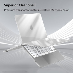 FINTIE Coque Compatible avec MacBook Neo 13 Pouces 2026 (Puce A18 Pro, Modèle A3404), Coque Fine et Légère, Étui Rigide Housse e