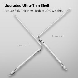 FINTIE Coque Compatible avec MacBook Neo 13 Pouces 2026 (Puce A18 Pro, Modèle A3404), Coque Fine et Légère, Étui Rigide Housse e