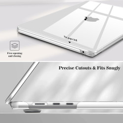 FINTIE Coque Compatible avec MacBook Air 15 Pouces M5 M4 M3 M2 (2026/2025/2024/2023, A3448/A3241/A3114/A2941), Coque Fine et Lég