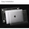 FINTIE Coque Compatible avec MacBook Air 13 Pouces M1 (A2337) / MacBook Air 13 2020/2019/2018 (A1932/A2179), Etui Rigide Fin Hou