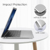 FINTIE Coque Compatible avec MacBook Air 13 Pouces M1 (A2337) / MacBook Air 13 2020/2019/2018 (A1932/A2179), Etui Rigide Fin Hou