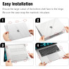 FINTIE Coque Compatible avec MacBook Air 15 Pouces M5 M4 M3 M2 (2026/2025/2024/2023, A3448/A3241/A3114/A2941), Coque Fine et Lég