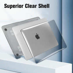 FINTIE Coque Compatible avec MacBook Air 13 Pouces M1 (A2337) / MacBook Air 13 2020/2019/2018 (A1932/A2179), Etui Rigide Fin Hou