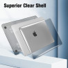 FINTIE Coque Compatible avec MacBook Air 13 Pouces M1 (A2337) / MacBook Air 13 2020/2019/2018 (A1932/A2179), Etui Rigide Fin Hou