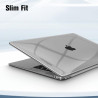 FINTIE Coque Compatible avec MacBook Air 13 Pouces M1 (A2337) / MacBook Air 13 2020/2019/2018 (A1932/A2179), Etui Rigide Fin Hou