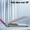 FINTIE Coque Compatible avec MacBook Air 13 Pouces M1 (A2337) / MacBook Air 13 2020/2019/2018 (A1932/A2179), Etui Rigide Fin Hou