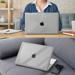 FINTIE Coque Compatible avec MacBook Air 13 Pouces M1 (A2337) / MacBook Air 13 2020/2019/2018 (A1932/A2179), Etui Rigide Fin Hou
