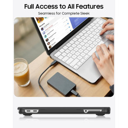 FINTIE Coque Compatible avec MacBook Neo 13 Pouces 2026 (Puce A18 Pro, Modèle A3404), Coque Fine et Légère, Étui Rigide Housse e