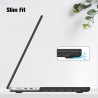 FINTIE Coque Compatible avec MacBook Pro 14 Pouces M5 M4 M3 M2 M1 Pro/Max (2026-2021), Etui Fin Léger Housse de Protection en Pl