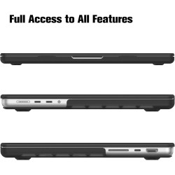 FINTIE Coque Compatible avec MacBook Pro 14 Pouces M5 M4 M3 M2 M1 Pro/Max (2026-2021), Etui Fin Léger Housse de Protection en Pl