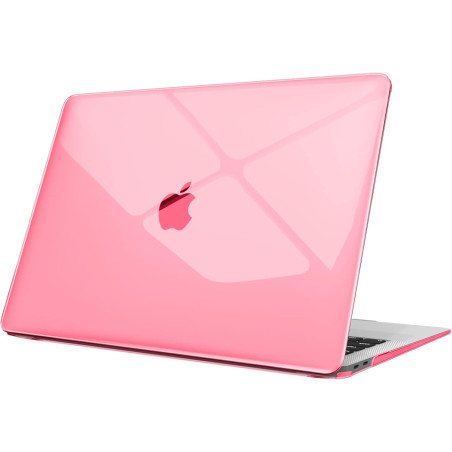 FINTIE Coque Compatible avec MacBook Air 13 Pouces M1 (A2337) / MacBook Air 13 2020/2019/2018 (A1932/A2179), Etui Rigide Fin Hou