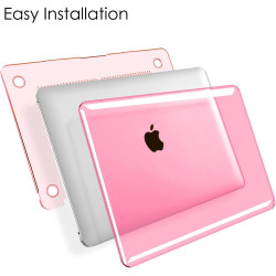 FINTIE Coque Compatible avec MacBook Air 13 Pouces M1 (A2337) / MacBook Air 13 2020/2019/2018 (A1932/A2179), Etui Rigide Fin Hou
