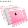 FINTIE Coque Compatible avec MacBook Air 13 Pouces M1 (A2337) / MacBook Air 13 2020/2019/2018 (A1932/A2179), Etui Rigide Fin Hou