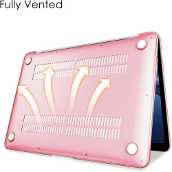 FINTIE Coque Compatible avec MacBook Air 13 Pouces M1 (A2337) / MacBook Air 13 2020/2019/2018 (A1932/A2179), Etui Rigide Fin Hou