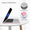 FINTIE Coque Compatible avec MacBook Air 13 Pouces M1 (A2337) / MacBook Air 13 2020/2019/2018 (A1932/A2179), Etui Rigide Fin Hou