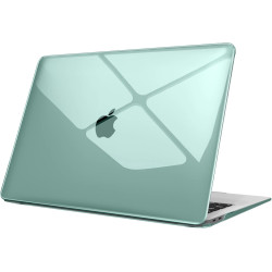 FINTIE Coque Compatible avec MacBook Air 13 Pouces M1 (A2337) / MacBook Air 13 2020/2019/2018 (A1932/A2179), Etui Rigide Fin Hou
