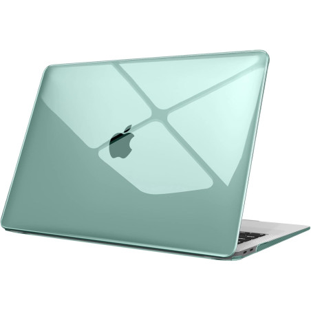 FINTIE Coque Compatible avec MacBook Air 13 Pouces M1 (A2337) / MacBook Air 13 2020/2019/2018 (A1932/A2179), Etui Rigide Fin Hou