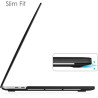 FINTIE Coque Compatible avec MacBook Pro 13 Pouces 2022-2016 (M2 & M1 A2338 / A2289 / A2251 / A2159 / A1989 / A1706 / A1708), Ét