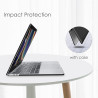 FINTIE Coque Compatible avec MacBook Pro 13 Pouces 2022-2016 (M2 & M1 A2338 / A2289 / A2251 / A2159 / A1989 / A1706 / A1708), Ét
