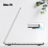 FINTIE Coque Compatible avec MacBook Pro 14 Pouces M5 M4 M3 M2 M1 Pro/Max (2026-2021), Etui Fin Léger Housse de Protection en Pl