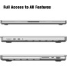 FINTIE Coque Compatible avec MacBook Pro 14 Pouces M5 M4 M3 M2 M1 Pro/Max (2026-2021), Etui Fin Léger Housse de Protection en Pl