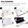 FINTIE Coque Compatible avec MacBook Pro 14 Pouces M5 M4 M3 M2 M1 Pro/Max (2026-2021), Etui Fin Léger Housse de Protection en Pl