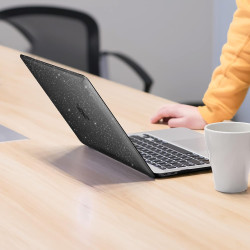 FINTIE Coque Compatible avec MacBook Air 13 Pouces M1 (A2337) / MacBook Air 13 2020/2019/2018 (A1932/A2179), Etui Rigide Fin Hou