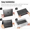 FINTIE Coque Compatible avec MacBook Air 13 Pouces M1 (A2337) / MacBook Air 13 2020/2019/2018 (A1932/A2179), Etui Rigide Fin Hou