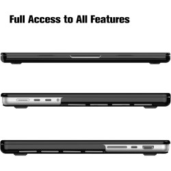 FINTIE Coque Compatible avec MacBook Pro 16 Pouces M5 M4 M3 M2 M1 Pro/Max (2026/2024/2023/2021), Etui Rigide Fin Housse en Plast