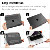 FINTIE Coque Compatible avec MacBook Pro 16 Pouces M5 M4 M3 M2 M1 Pro/Max (2026/2024/2023/2021), Etui Rigide Fin Housse en Plast