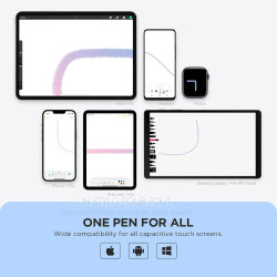 Stylet pour Tous Les écrans Tactiles, Universel Capacitif Stylo Crayon Style pour Apple iPad/Pro/Mini/Air/iPhone/Samsung/Galaxy/