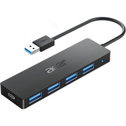 acer Hub USB 3.0 avec 4 Ports USB 3.0, Adaptateur Multiport USB pour PC, MacBook Air, Mac Pro/Mini, iMac, Surface Pro, XPS, PS4,
