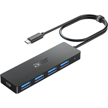 acer Hub USB C vers 4 Ports USB 3.0,Adaptateur Hub Multiport USB C(Thunderbolt 3),Extension hub pour iPhone 15 Plus ProMax,MacBo