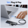 acer Hub USB C vers 4 Ports USB 3.0,Hub Multiport USB C, Extension USB pour iPhone 15 Plus ProMax,MacBook Pro Air 2023 iPad Pro 