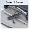 acer Hub USB C vers 4 Ports USB 3.0,Hub Multiport USB C, Extension USB pour iPhone 15 Plus ProMax,MacBook Pro Air 2023 iPad Pro 