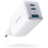Anker Chargeur USB C (Nano II 65 W), Station 3 Ports, PPS, Rapide, Bloc d'alimentation USB C Compact pour iPhone 17/iPhone 17 Pr